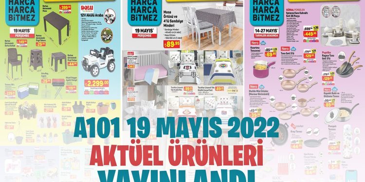A101 19 Mayıs 2022 Aktüel Kataloğu Yayınlandı
